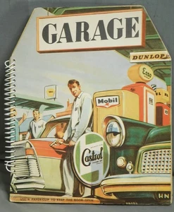 CASTROL GARAGE VINTAGE 3D POP UP BOOK MOBIL GAS SHELL ESSO Gas PUMP Bancroft WOW - Picture 1 of 18