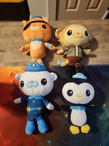 4 Oktonauten 8,5 Zoll Plüschtier Set Stofftier Peso Kwazzi Captain Barnacles Paani  - Bild 1 von 10