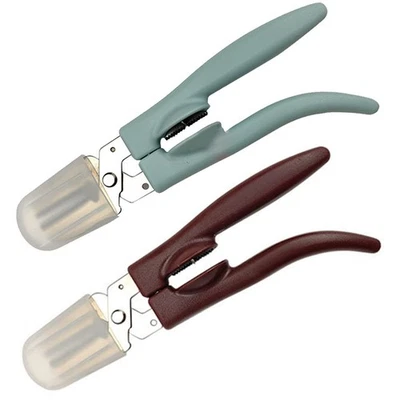 Cómoda herramienta cortadora de frutas secas sin esfuerzo con clip cascanueces castaño - Imagen 1 de 4