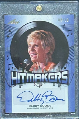 2015 Leaf Pop Century Hitmakers Blue Autograph Card   9/10 - Image 1 of 2