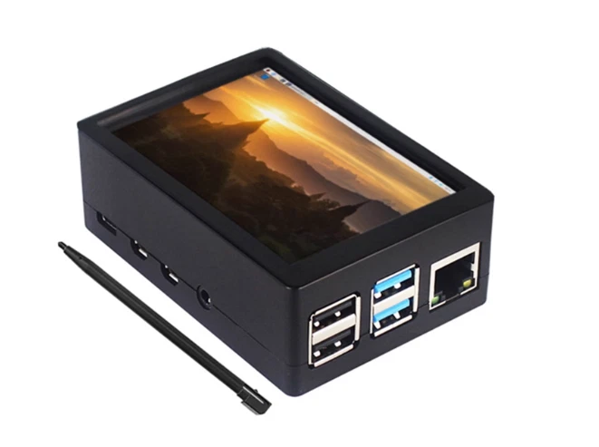 3.5 Inch 480x320 Raspberry Pi 4 Touchscreen Monitor TFT LCD Display with Case - Bild 1 von 4