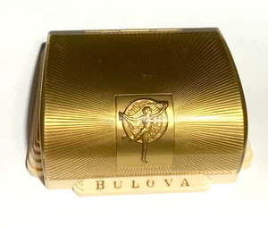 SCHÖN - Vintage Bulova Clamshell Taschenuhr Box, Fifth Avenue NY - Bild 1 von 7