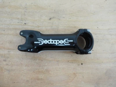 Deda Elementi Zero 1 Bicycle Stem 100mm ±6° Black & White 1-1/8" 31.8mm - Image 1 of 4