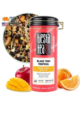 - Negro Tailandés Tropical | Hoja Suelta | Té Negro Mango Cítrico | Mezcla Premium | Hola Foto 1 de 4
