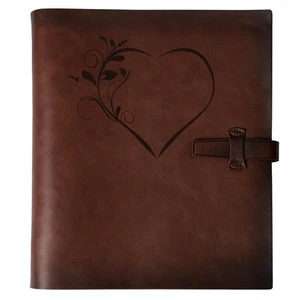 Photo Album 4x6 200 Photos, Genuine Leather Photo Albums with Writing Space w... - Picture 1 of 7