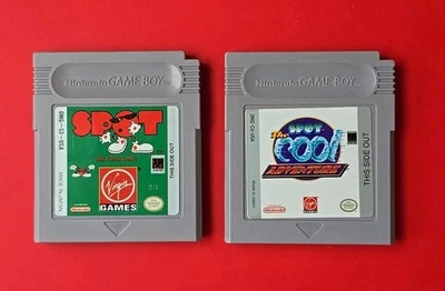 Game Boy Spot: Cool Spot y Videojuego Nintendo GB Original Lote 2 Juegos Auténticos Foto 1 de 4