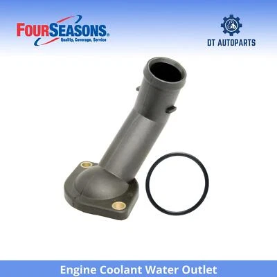 For 2011-2015 Volkswagen Jetta Engine Coolant Water Outlet 4 Seasons 2012 2013 - Image 1 of 4
