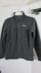 COLUMBIA~Gray FULL ZIP FLEECE JACKET~Boys Small - Picture 1 of 4