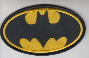 PATCH BATMAN LOGO  4"  IRON ON  - Picture 1 of 1