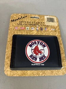 NEW Vintage MLBP/ RICO 1998 Boston Red Sox Nylon Licensed  Blue Sports Wallet - Picture 1 of 8