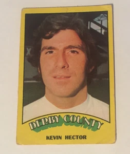 A&BC - Football Gum Card  (Red Back) 1974 - #7 Kevin Hector - Derby County - Picture 1 of 2