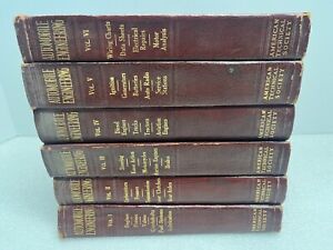 Automobile Engineering Set - 6 Volumes By American Technical Society