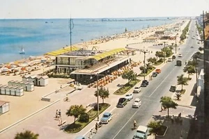 Cartolina - Pescara - Riviera - 1958 - Imagen 1 de 2