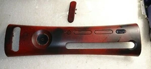 Microsoft Xbox 360 PHAT Rojo Cubierta Frontal X806411 con Solapas y Botón - Solo OK - Imagen 1 de 12