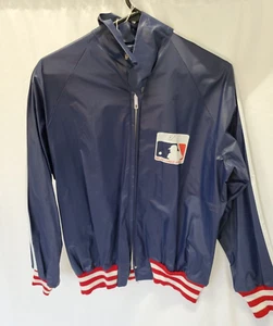 VINTAGE 1980s MLB Nolan Ryan Rain Jacket SMALL S - Picture 1 of 4