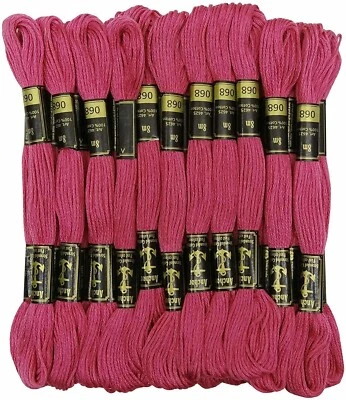 Anchor Cotton Thread Stranded Floss Hand Embroidery Threads Cross Stitch Pink - Image 1 of 4