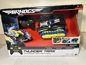 Air Hogs Thunder Trax All Terrain veicolo radiocomandato trasforma serbatoio in barca RARO htf - Foto 1 di 6