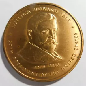 medaglia bronzo william howard taft 27° presidente sito storico nazionale - Foto 1 di 2