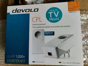 CPL DEVOLO 1200 VOIR PHOTOS D'ÉCHANTILLONS, 2 KITS ET 2 FICHES JR45 NEUVE. SUPER - Photo 1/6