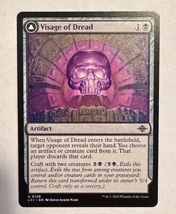 Visage Of Dread - 129 - LCI - NM - MTG Magic the Gathering - Picture 1 of 1