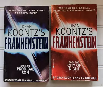 2 Dean Koontz's Frankenstein Book 1 Prodigal Son & 2 City of Night - Paperback Foto 1 de 4