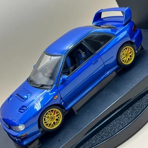 AUTOart 1/18 Subaru Impreza 22B Metallic Blue Performance old diecast JDM 78601 - Picture 1 of 17