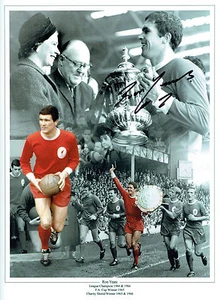 Ron Yeats Signed Autograph Liverpool FC Anfield Montage 16x12 Photo + COA - Picture 1 of 1
