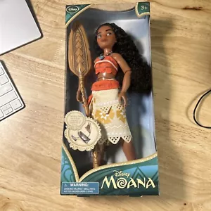 Disney Store Princess Moana Classic Doll 11" Paddle Accessory Barbie - - Picture 1 of 5