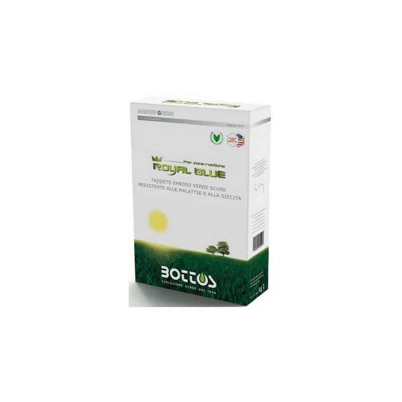 Semi professionali tappeto erboso prato inglese ROYAL BLUE Bottos da KG 1 - Immagine 1 di 1