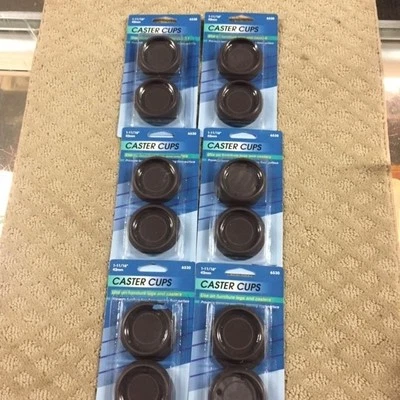 Pacote com 4 copos rodízio redondos design moderno 1-3/4 42mm protetor de superfície lisa -56 - Imagem 1 de 3