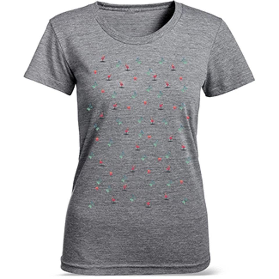 Camiseta Dakine Para Mujer Kissimee Tech Manga Corta Camiseta Mediana Kissimee Gris Nueva Foto 1 de 1