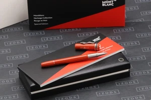 Montblanc Heritage Rouge et Noir Coral-Resina Rollerball/Fineliner Bolígrafo - Imagen 1 de 8