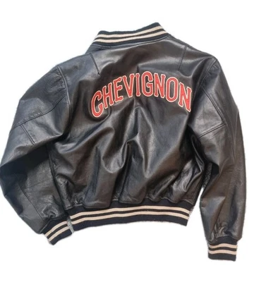 Chevignon Vintage Leather Jacket Size L - Image 1 of 4