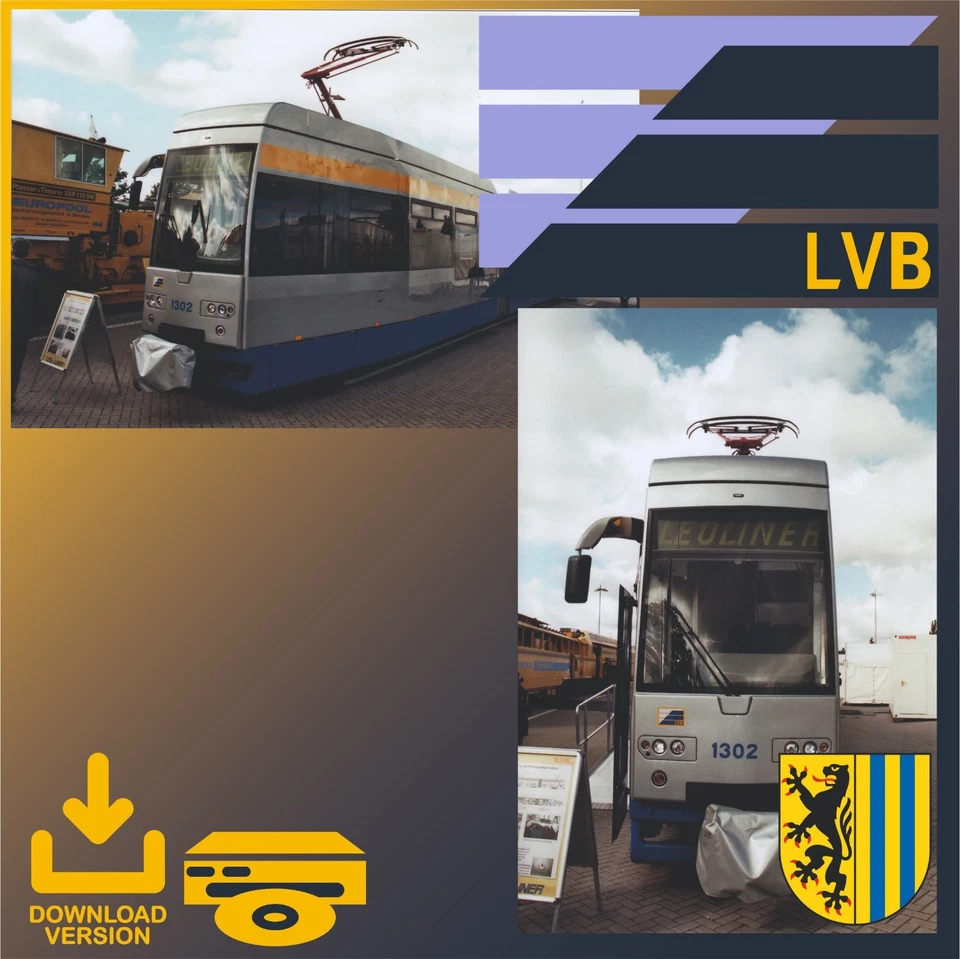 2 Fotos, LVB, Leoliner Prototyp 1302, Innotrans 2004 (Digital/DV/CD) - Bild 1 von 1