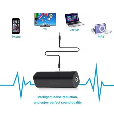 Ground Loop Noise Isolator 3.5mm AUX Cable For Car Home System2%C O9I2 - Image 1 of 4
