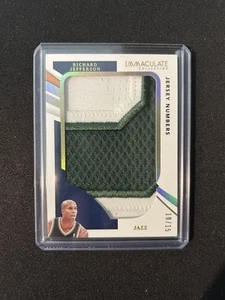 2020-21 Panini Immaculate Richard Jefferson Jersey Number Patch /15 Jazz - Picture 1 of 3
