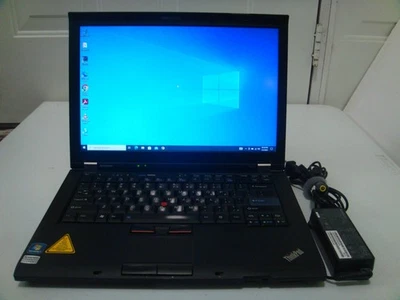 Lenovo Thinkpad T410 Win 10 ( 4GB * 500GB * Core i5 ) Webcam*DVDRW*#6101* - Image 1 of 4