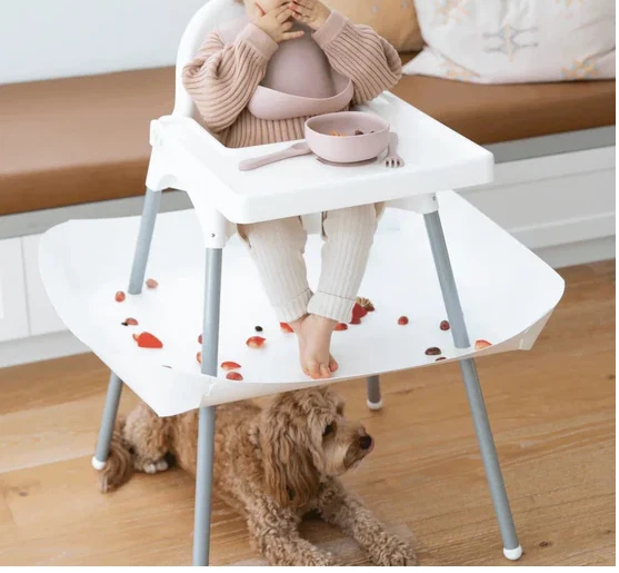 Food Catcher Blanco Compatible con Silla Alta Stokke Tripp Trapp +11 Otros (100C) Foto 1 de 4