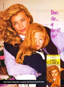 CLAIROL magazine AD #022 RARE 1988 ELAINE IRWIN  Miss Clairol OOP - Picture 1 of 3