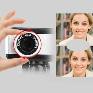 HD Camera Webcam Clip W/ Microphone USB 2.0 For PC VideoHJ2S3 Laptop H2H8 - Afbeelding 1 van 9