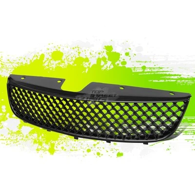 Diamond Mesh Design ABS Front Upper Bumper Grille for Chevy Malibu 97-99 Black - Image 1 of 4