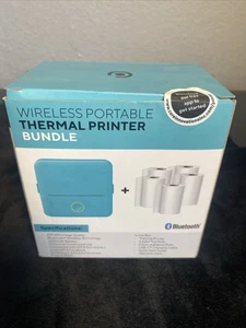 Core Innovations Wireless Mini Tragbarer Thermodrucker Etikettendrucker - Türkis - Bild 1 von 14