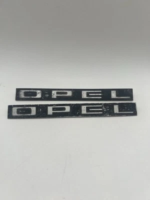 1968-72 Opel Kadett Front Grille Nameplate Emblems Badge Vintage OEM - Image 1 of 4