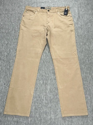 Johnnie-O Harkers Corduroy Pants Mens 32 x 30 Beige West Coast Preppy Heritage - Image 1 of 4