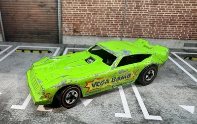 Bomba Vega verde claro color alternativo Hot Wheels Redline 1975 difícil de encontrar Foto 1 de 4