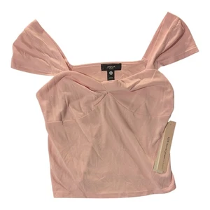BBC-3 Aqua Kid's Girl's Solid Twist Bust Top Size XL - Pink - Picture 1 of 3