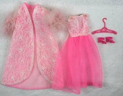 TRAJE VINTAGE AÑOS 60 MATE BARBIE ROSA MOONBEAMS #1694 Foto 1 de 4