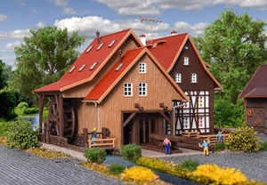 N Scale Buildings - 47713 - Sawmill Tonbach with mill-wheel - Kit - Picture 1 of 3