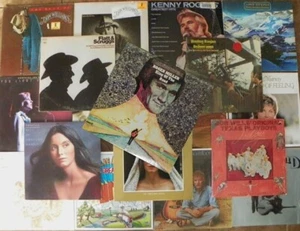 Lot 18 Vintage COUNTRY Artists LP Vinyl RECORDS 33 RPM 1970s 1980s - Picture 1 of 9