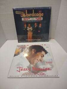 Lot of 2 The Birdcage Deluxe Letterbox Edition & Jerry Maguire Laserdisc SEALED 